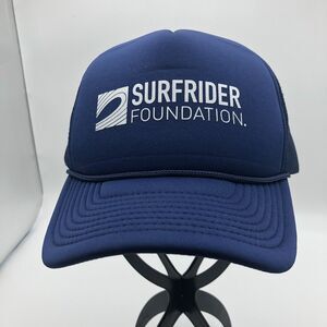 NEW Surfrider Foundation Blue Trucker Cap Hat Snapback Mesh Surfing Beach